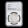 Estados Unidos – 1 Dólar de Plata .900 “Morgan” – 1883 “O” – NGC MS63
