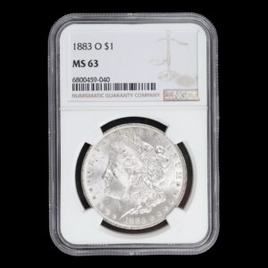 Estados Unidos – 1 Dólar de Plata .900 “Morgan” – 1883 “O” – NGC MS63