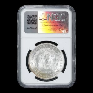 Alternative view of EE. UU. – 1 Dólar ‘Morgan’ – 1885 “O” New Orleans Mint  –Plata  (.900) – NGC MS63