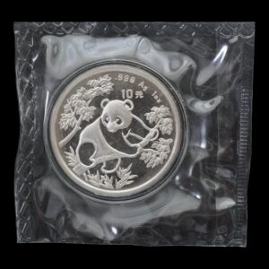 Panda 1992 – Moneda 10 Yuan China – 1 Onza de Plata .999