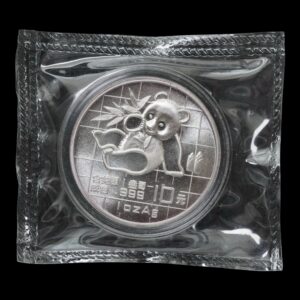Panda 1989 – Moneda 10 Yuan China – 1 Onza de Plata .999 (SELLADA)