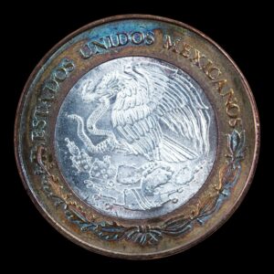 Alternative view of México – 100 Pesos “Distrito Federal” – 2005 Mo – Moneda Bimetálica Conmemorativa – Plata .925
