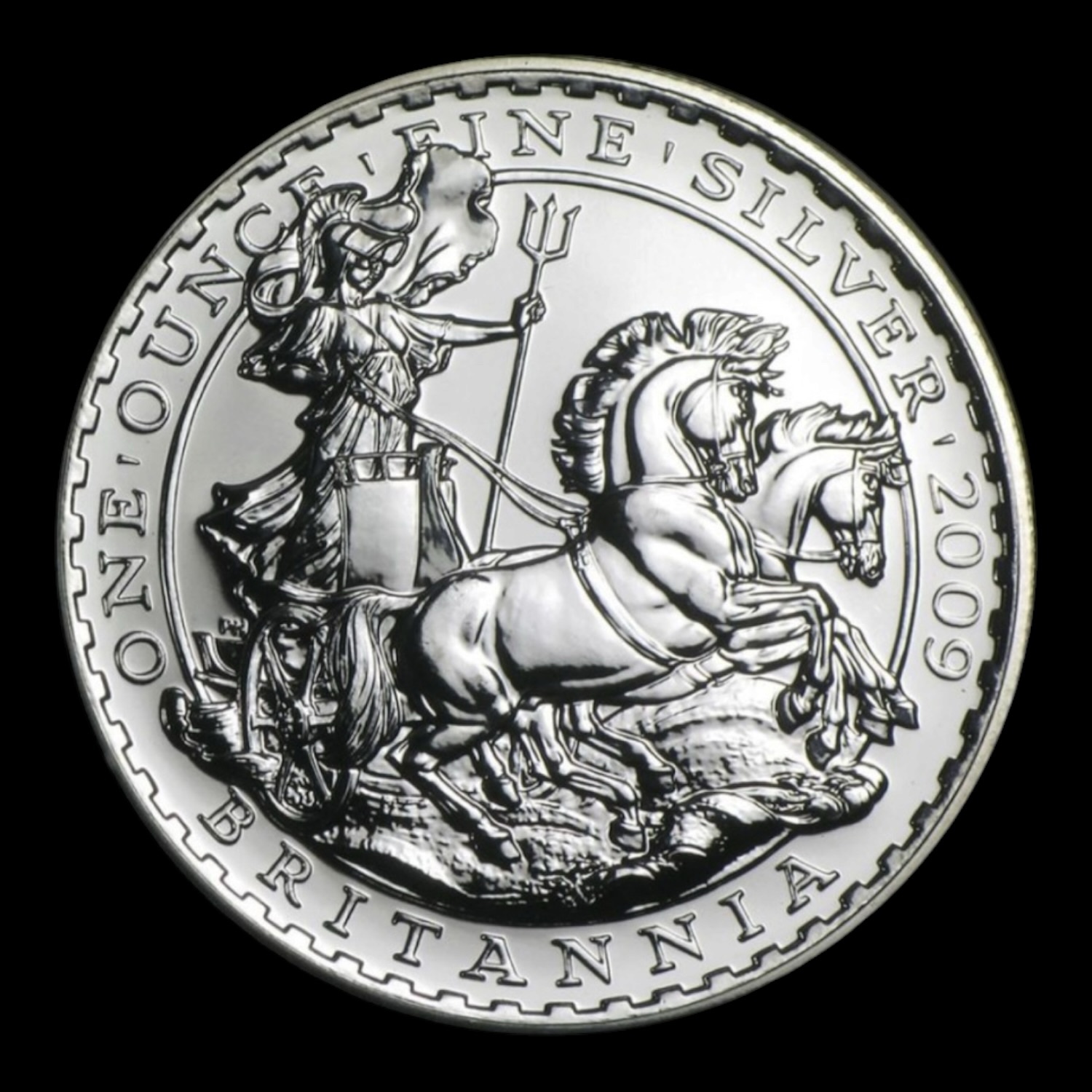 Reino Unido – 1 Onza de Plata .958 “Britannia” – £2 – 2009