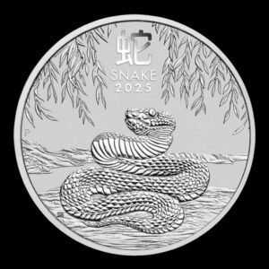 Australia – 1 Onza de Plata .999 ‘Año de la Serpiente ’ – 2025 – Serie Lunar III – The Perth Mint