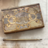 Carnet de Baile Francés de Plata Vermeil – Siglo XIX – Estilo Napoleón III – Con Lápiz Original