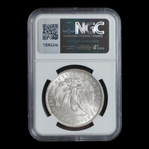 Alternative view of EE. UU. – 1 Dólar ‘Morgan’ de Plata (.900) ‘Morgan’ – 1896– Philadelphia Mint – NGC MS64