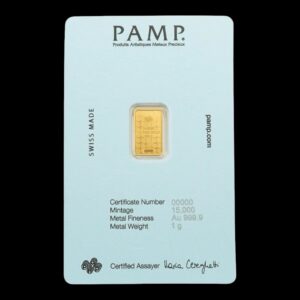 Alternative view of PAMP – 1 Gramo de Oro – .9999 – “Maradona: La Mano de Oro” – Edición Limitada 15.000 Ud.