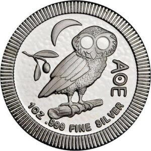 Niue – 2 Dólares – “Búho Ateniense” – 1 Onza de Plata .999 – (VARIOS AÑOS CIRCULADAS)