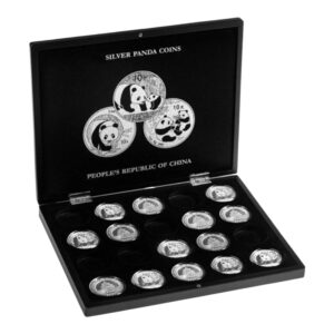 Leuchturm - Estuche para Coleccion de onzas de Plata Panda China - ( NUEVO)