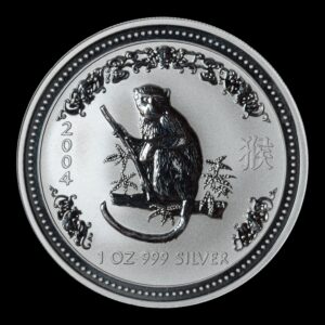 Australia – 1 Onza de Plata .999 ‘Año del Mono – 2004 – Serie Lunar I – The Perth Mint