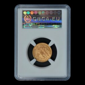 Alternative view of Estados Unidos – 5 Dollars – 1886 – “Liberty Head / Coronet Head” – 8,36 g de Oro .900 – San Francisco Mint GBCA AU58