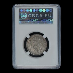 Alternative view of España – 2 Reales Fernando VII– 1812 C (Cádiz )– Plata GBCA XF45