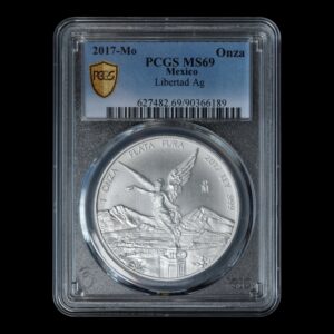 México – 1 Onza de Plata – Libertad 2017 – Plata .999 – PCGS MS69