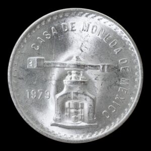 México – 1 Onza de Plata .999 – 1979 – Balanza y Prensa