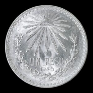 México – Moneda 1 Peso de Plata – 1945 – 16,65 g (.720)