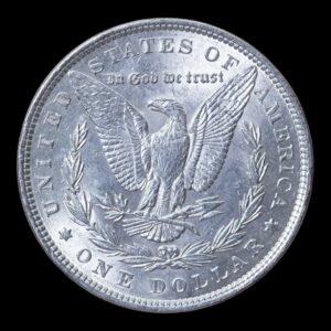 Alternative view of EE. UU. – 1 Dólar de Plata ‘Morgan’ – 1889– Philadelphia Mint  –   g (.900)