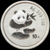Panda 2000 – Moneda 10 Yuan China – 1 Onza de Plata .999 (Ver fotos)