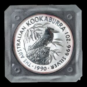 Australia – 1 Dollar – 1 Onza de Plata .999 ‘Kookaburra’ – 1990 – Perth Mint