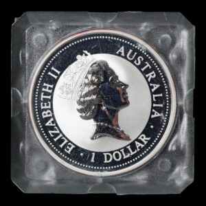 Alternative view of Australia – 1 Onza Kookaburra 1998 – Plata Pura .999 – 1 Dólar – (Perth Mint)