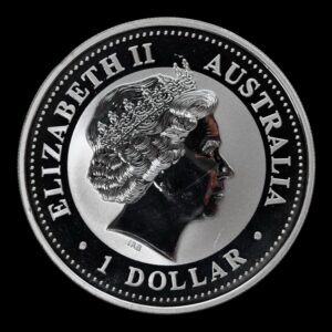 Australia – 1 Onza Kookaburra 2000 – Plata Pura .999 – 1 Dólar – (Perth Mint) - Imagen 2