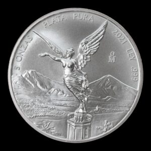 México – 5 Onzas de Plata .999 ‘Libertad’ – 2021