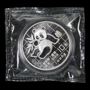 Panda 1989 PROOF – Moneda 10 Yuan China – 1 Onza de Plata .999 ( Sellada )