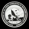 Panda 2016 – Moneda Conmemorativa China 10 Yuan – “60th Anniversary of the All-China Federation of Returned Overseas Chinese” – 30 g de Plata .999