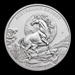 Australia – 1 Dólar – 2026 – “Australian Brumby” – 1 Onza de Plata .9999 –