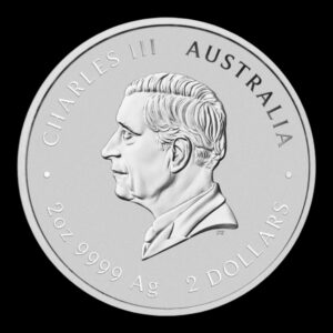 Alternative view of Australia – 2 Onzas de Plata .999 ‘Año de la Serpiente ’ – 2025 – Serie Lunar III – The Perth Mint