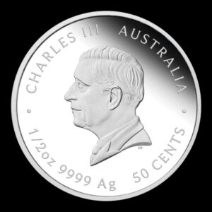 Alternative view of Australia – 50C  Dollar 1/2 Onza de Plata .999 – Año de la Cabra 2027 – Serie Lunar III – Perth Mint