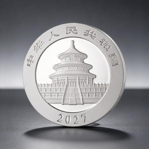 Panda 2027 – Moneda 10 Yuan China – 30 g Plata .999 - Imagen 2