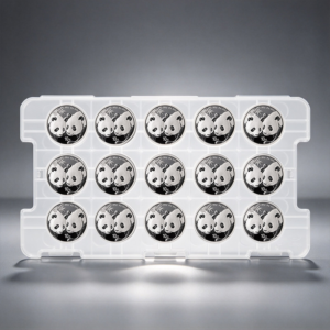 Panda 2027 – Moneda 10 Yuan China – 30 g Plata .999 - Imagen 3