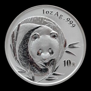 Panda 2003 – Moneda 10 Yuan China – 1 Onza de Plata .999