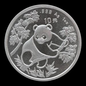Panda 1992 – Moneda 10 Yuan China – 1 Onza de Plata .999