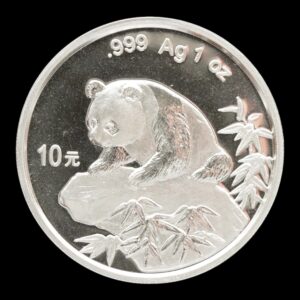 Panda 1999 – Moneda 10 Yuan China – 1 Onza de Plata .999