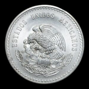 Alternative view of México – 5 Pesos de Plata .900 “Cuauhtémoc” – 30 g – 1948