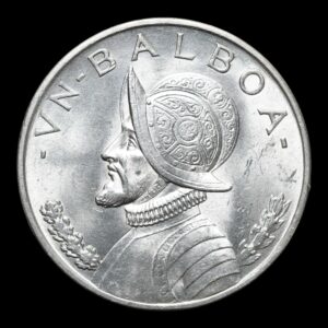 Panamá – 1 Balboa 26,75 Gr de Plata .900 – 1947 – República de Panamá