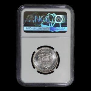 Alternative view of Venezuela – Moneda 2 Bolívares – 1960 – Simón Bolívar – Plata – NGC MS64
