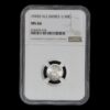 Paises Bajos - 1/10 Gulden East India Company 1945 S - Plata .720 - NGC MS66