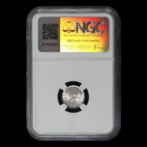 Alternative view of Paises Bajos - 1/10 Gulden East India Company 1945 S - Plata .720 - NGC MS66