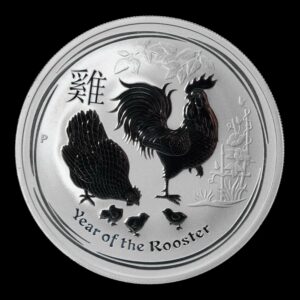 Australia – 1 Onza de Plata .999 ‘Año del Gallo – 2017 – Serie Lunar II – The Perth Mint
