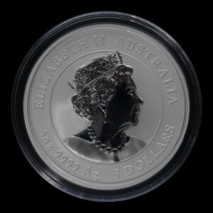 Australia – 5 Onzas de Plata .999 ‘Año del Tigre’ – 2022 – Serie Lunar III – The Perth Mint - Imagen 2
