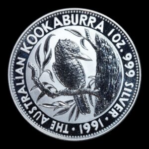 Australia - 1 Onza Kookaburra 1991 - Plata Pura .999 - 1 Dólar - (Perth Mint)